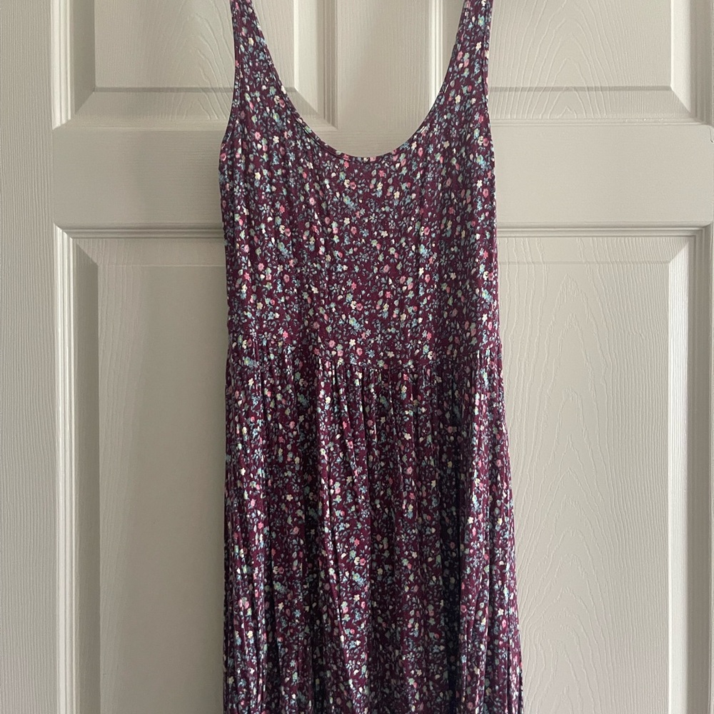 American Eagle Outfitters Burgundy Floral Top